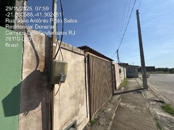 Casa - Venda, DONANA, CAMPOS DOS GOYTACAZES, RJ